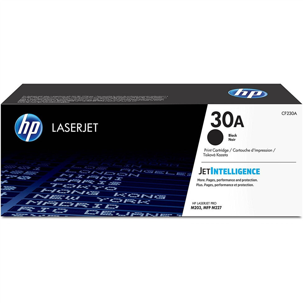 HP CF230A Black Toner Cartridge - 1,600 Page Yield