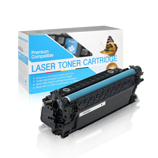 Compatible HP CE250X Toner Cartridge (Black, High Yield) By SuppliesOutlet