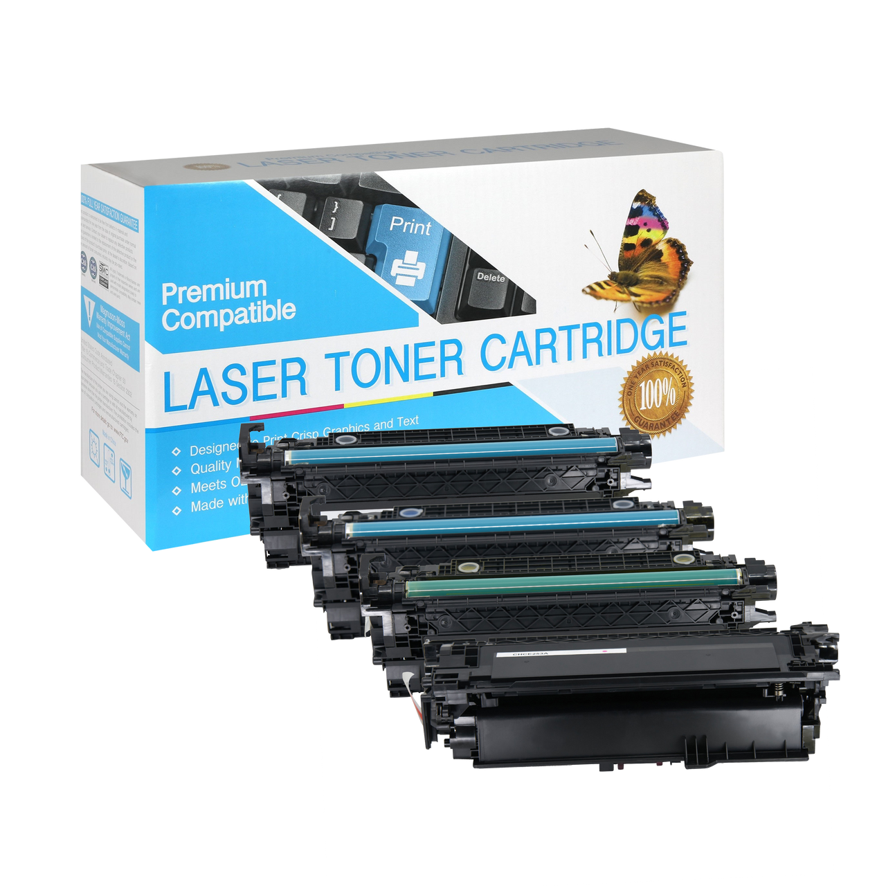 Compatible HP 504A Toner Cartridge (All Colors) by SuppliesOutlet