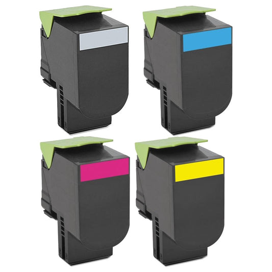 Compatible  Lexmark 80C1S Toner Cartridge (All Colors) by SuppliesOutlet