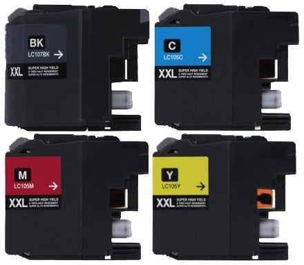 Compatible Brother LC107-LC105 Ink Cartridge (All Colors) by SuppliesOutlet