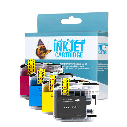 Compatible Brother LC203 Ink Cartridge (All Colors) by SuppliesOutlet
