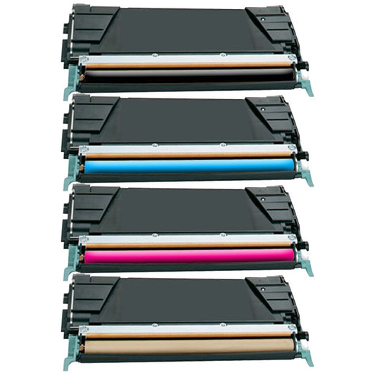 Compatible Lexmark C734A1 Toner Cartridge (All Colors) by SuppliesOutlet