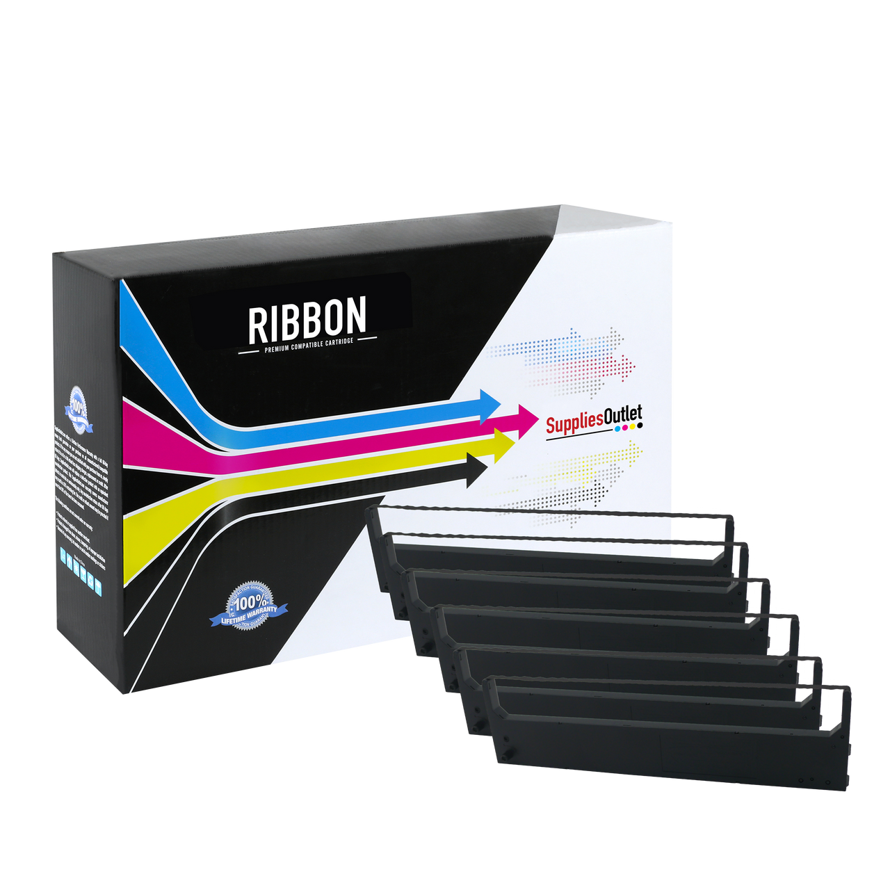 Compatible Citizen AH379010 Printer Ribbon (Black, 6 Pack) by ...
