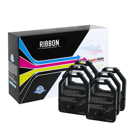 Compatible Panasonic KX-P155 Printer Ribbon Cartridge (Black) by SuppliesOutlet