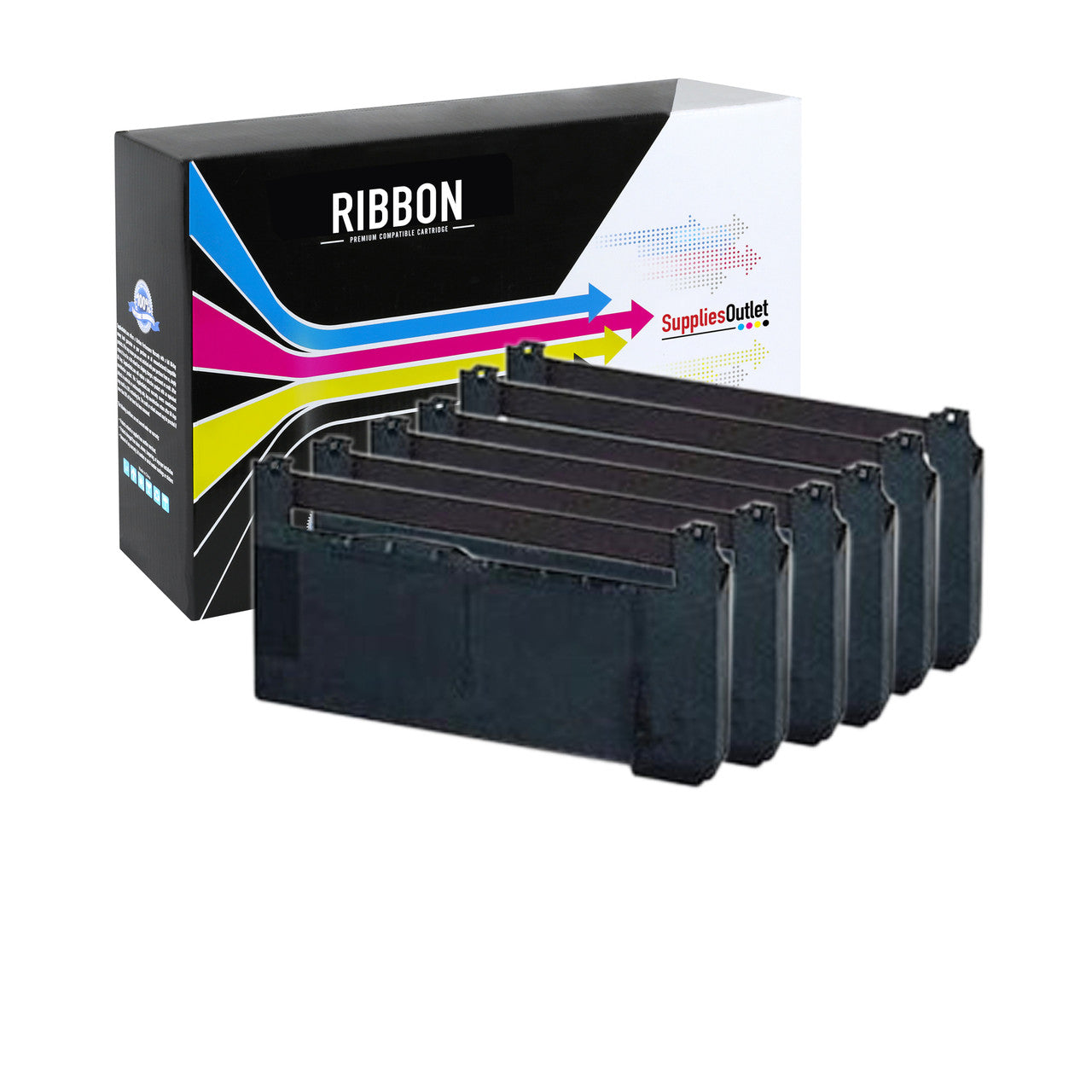 Compatible Epson ERC-18P Printer Ribbon (Purple, 6 Pack) by SuppliesOutlet