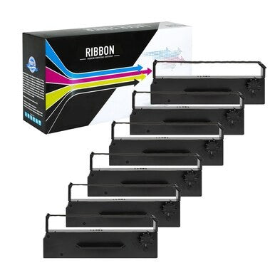 Compatible Epson ERC-27P Printer Ribbon (Purple, 6 Pack) by SuppliesOutlet