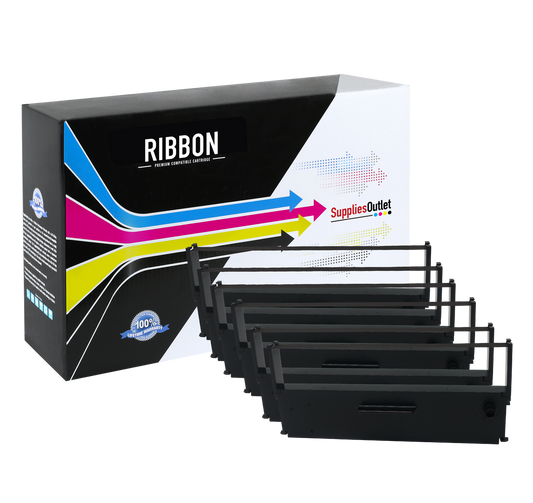 Compatible Epson ERC-31B Printer Ribbon (Black, 6 Pack) by SuppliesOutlet