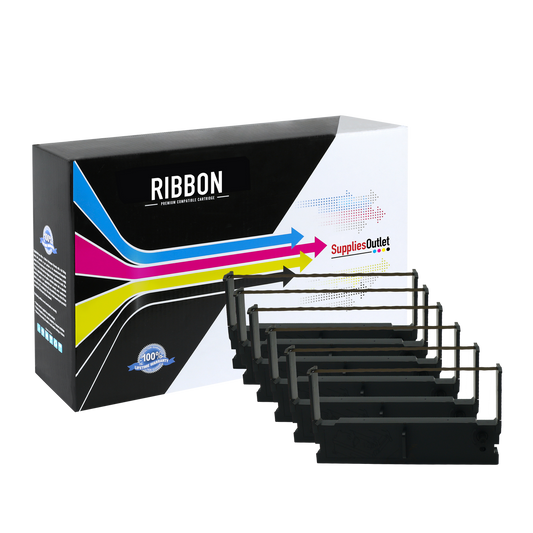Compatible Epson ERC-32P Printer Ribbon (Purple, 6 Pack) by SuppliesOutlet