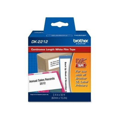 Brother DK2212 Continuous Film Tape (White)