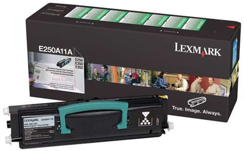 Lexmark E250A11A Return Program Toner Cartridge (Black)