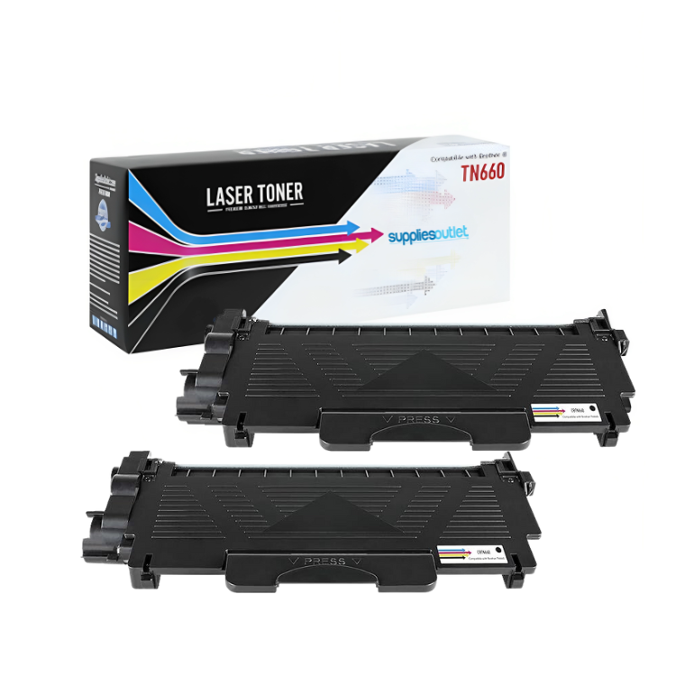 Compatible Brother TN-660 Black High Yield Toner Cartridge - 2600 Page Yield