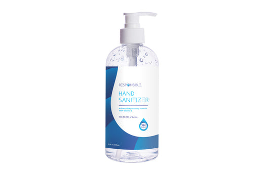 Gel Hand Sanitizer (70% Alcohol Content)- 16oz