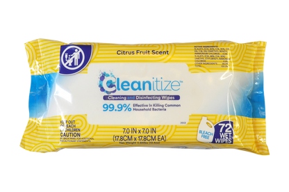 Disinfectant Surface Wipes (72-Pack)