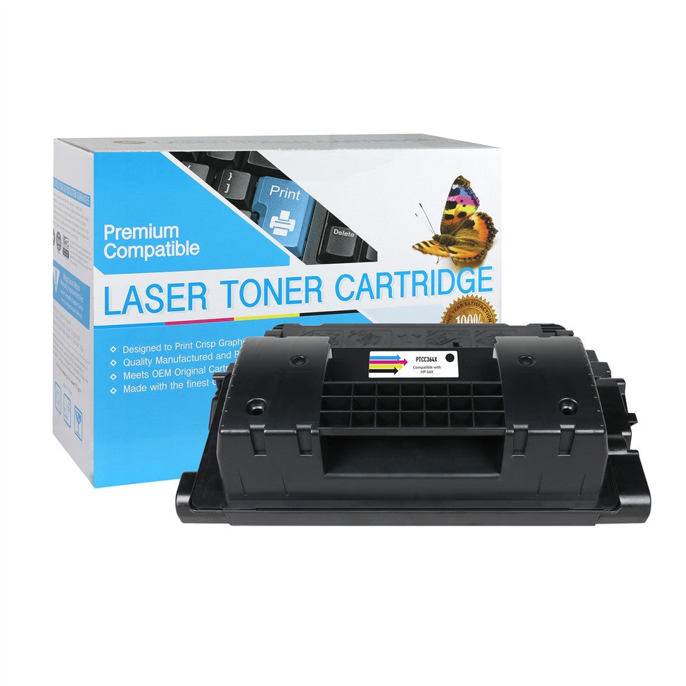 Compatible HP CC364X Toner Cartridge (Black, High Yield) by SuppliesOutlet