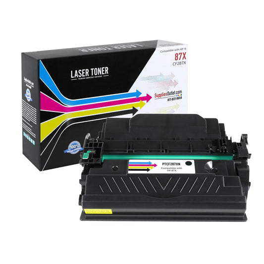 Compatible HP CF287X Black High Yield Toner Cartridge - 18,000 Page Yield