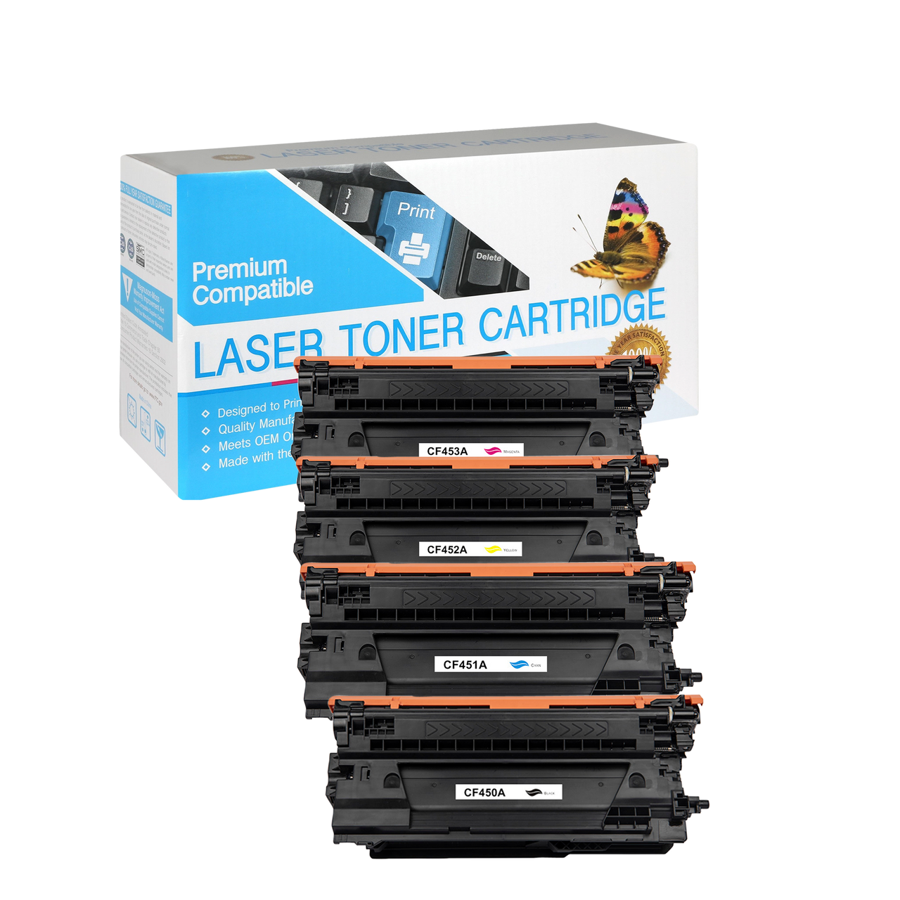 Compatible HP 657X Toner Cartridge (All Colors, High Yield) by SuppliesOutlet