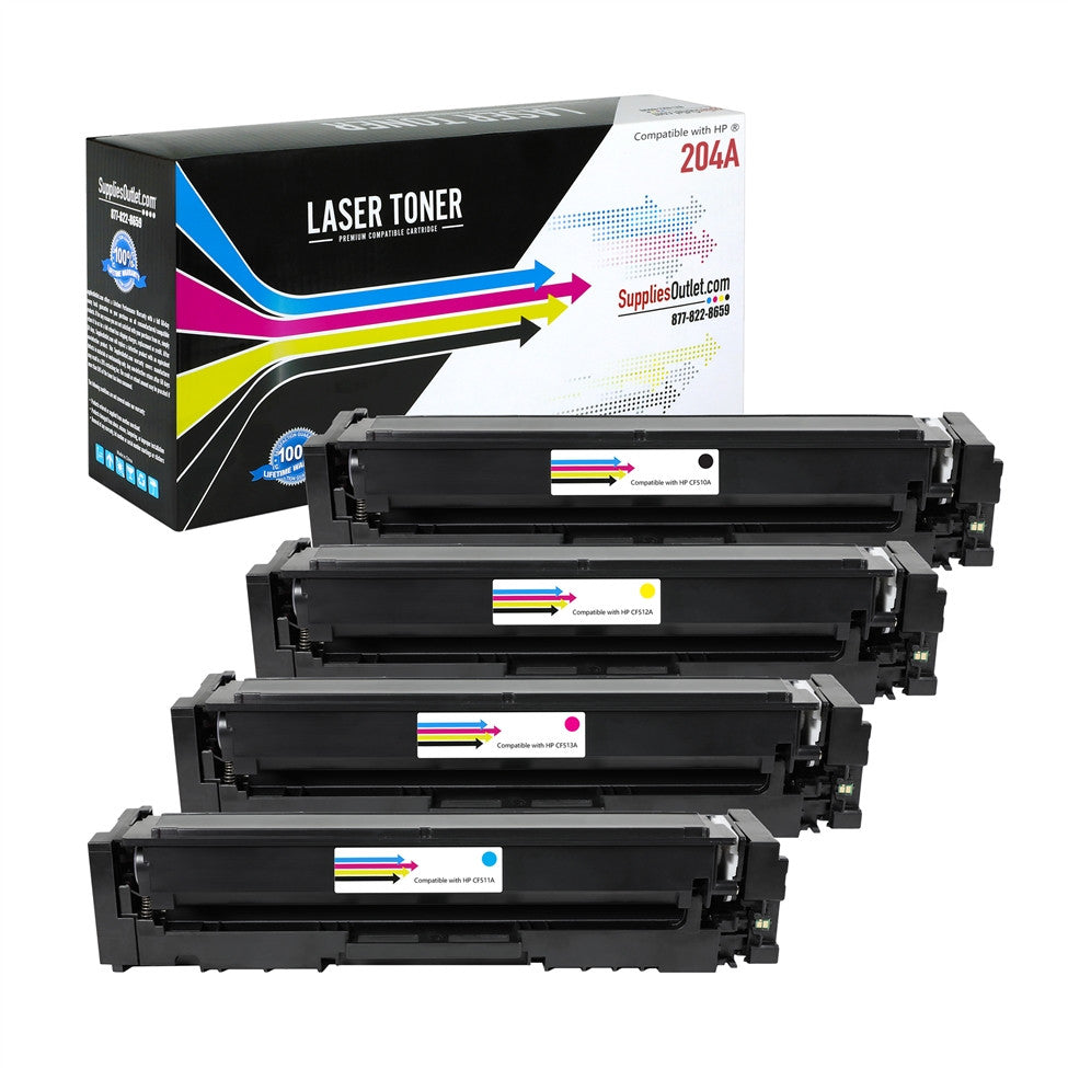Compatible HP 204A Toner Cartridge (All Colors) by SuppliesOutlet