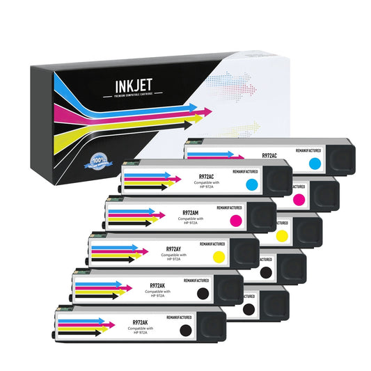 Compatible HP 972A Ink Cartridge (All Colors) by SuppliesOutlet