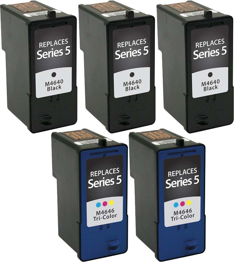 Remanufactured Dell M4640-M4646 Ink Cartridge (All Colors, High Yield)