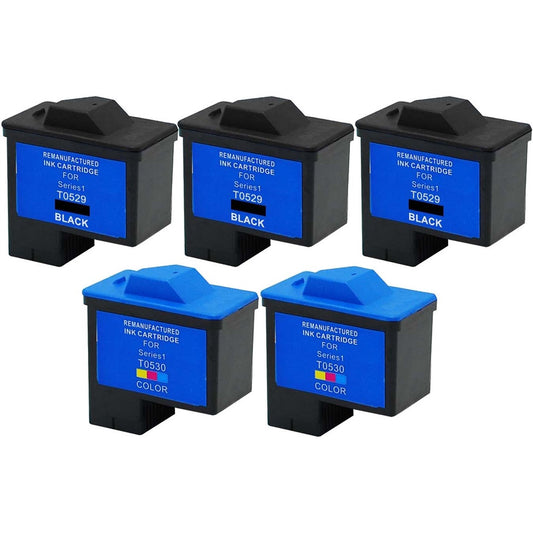 Remanufactured Dell T0529-T0530 Ink Cartridge (All Colors)