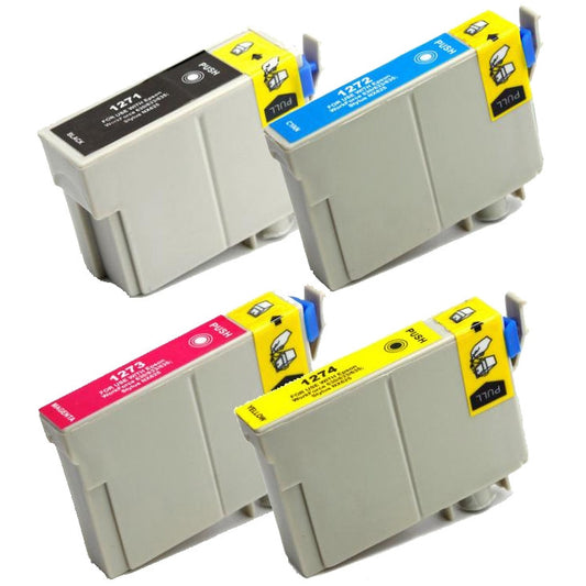 Remanufactured Epson T127 Ink Cartridge (All Colors, Extra High Yield)