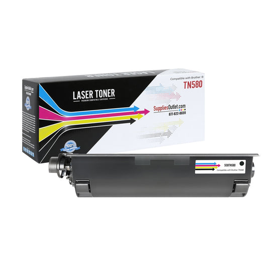 Compatible Brother TN580 Toner Cartridge (Black) by SuppliesOutlet