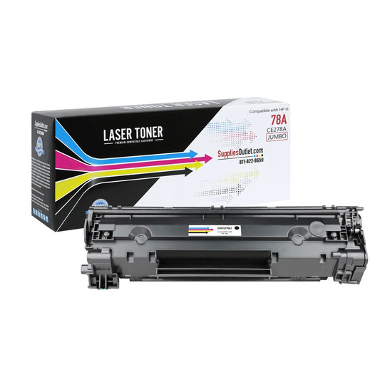 Compatible HP CE278A Black Toner Cartridge Jumbo - 3,000 Page Yield