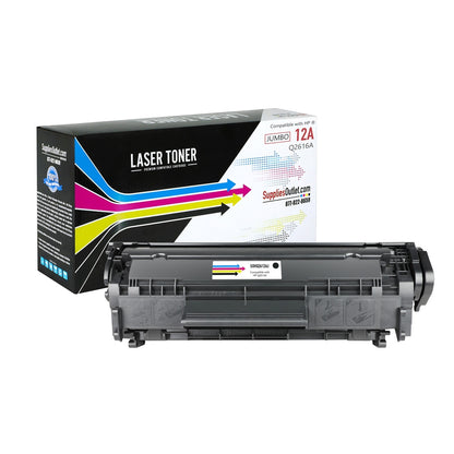 Compatible HP 12A (Q2612A) Black Toner Cartridge Jumbo Bundles