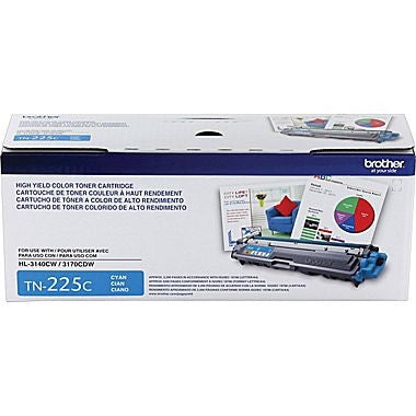 Brother TN225 Toner Cartridge (All Colors, High Yield)