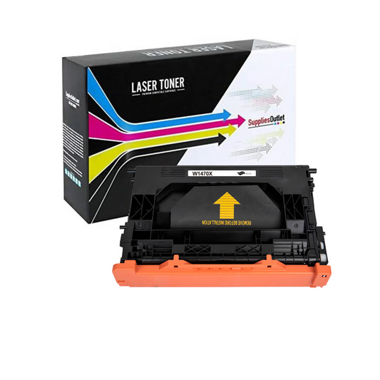Compatible HP 147X Black High Yield Toner Cartridge with CHIP - 25,200 Page Yield