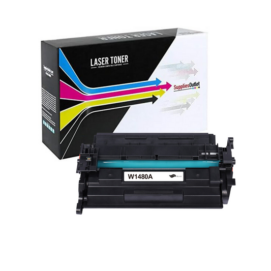Compatible HP 148A Black Toner Cartridge with CHIP - 2,900 Page Yield