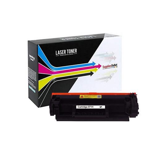 Compatible Canon 071H Black Toner Cartridge - 2,500 Page Yield