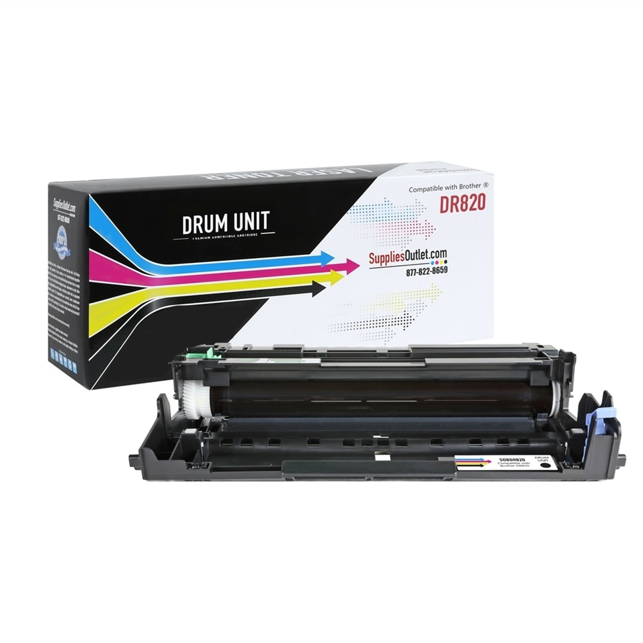 Compatible Brother DR820 Black Drum Unit - 30,000 Page Yield