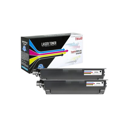 Compatible Brother TN460 Black Toner Cartridge - 6,000 Page Yield
