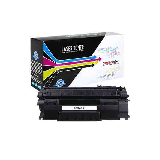 Compatible HP Q5949X Black Jumbo Toner Cartridge - 8,000 Page Yield