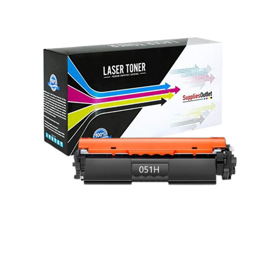 Compatible Canon 051H Black, High Yield Toner Cartridge - 4,000 Page Yield