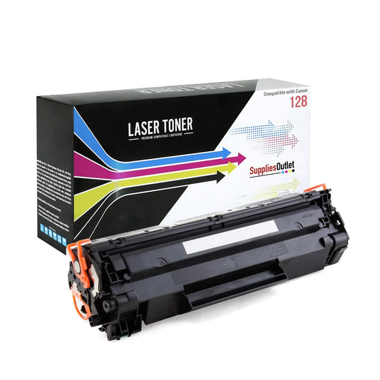 Compatible Canon 128 Black Toner Cartridge - 2,100 Page Yield