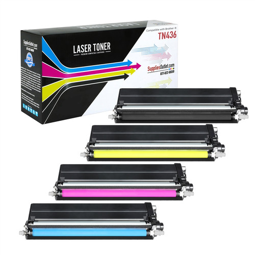Compatible Brother TN436 All Colors Toner Cartridge - 6,500 Page Yield